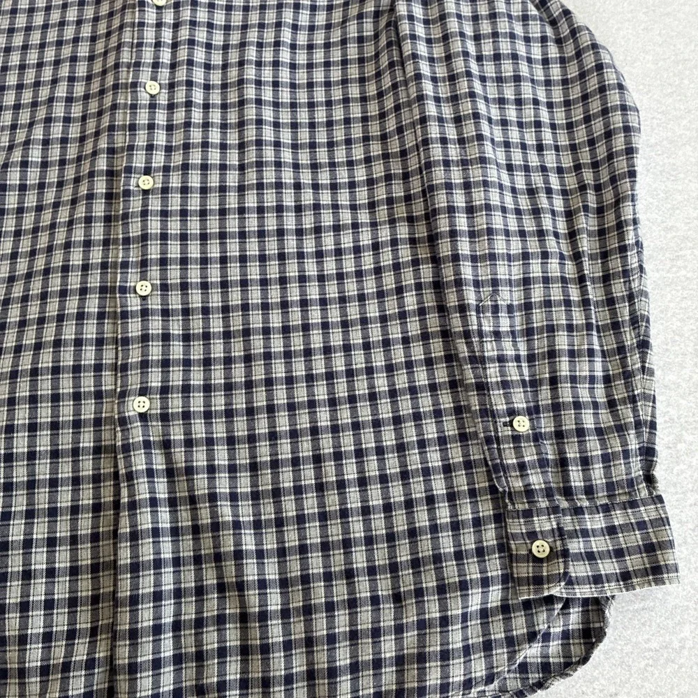 Polo Ralph Lauren Mens McMeel Fit 100% Cotton Sz L Button Up Long Sleeve Plaid